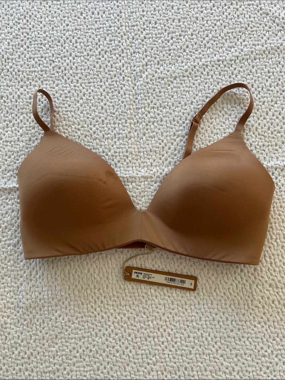 NWT Skims Wireless Form T-Shirt Bra In Sienna Size 36C - Picture 2 of 8